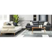 AEA Sofa Sofagarnitur Italienischer Stil Wohnlandschaft Couch Sitzgarnitur 3+3