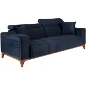 Xl Moebel Gmbh Schwarze Dreisitzcouch 3-Sitzer-Sofa Dreisitzer Polstersofa Sofa Couch 230cm