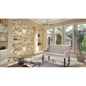 AEA Chesterfield 2+1+1 Sièges Canapés Rembourrage Garniture Banc Set