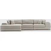 AEA Ecksofa L-Form Wohnlandschaft Luxus Grau Sofa Couch Modern Möbel