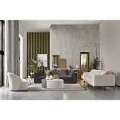 Xl Moebel Gmbh Sofagarnitur Sofa Stoff Sofas Modern Wohnzimmer Weiß 3tlg Polyester