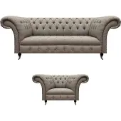 AEA Meubles modernes rembourrés Fauteuil avec canapé Canapé trois places complet