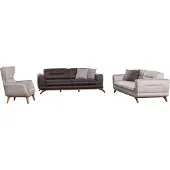 AEA Sofagarnitur 3+3+1 Sitzer Garnitur Luxus Sofagarnitur Sessel 3tlg