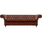 AEA Canapé trois places Ameublement Chesterfield Siège rembourré Cuir Matelas