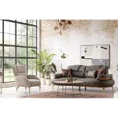 AEA Elegante Sofagarnitur 3 Sitzer Stilvolles Design und Höchster Komfort