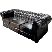 AEA Chesterfield Sofa 3 Sitzer Napoli Polster Garnitur Cromer 2