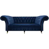 AEA Chesterfield Textile Canapé trois places Canapé rembourré Ameublement