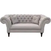 AEA Nouveau canapé 2 places Chesterfield rembourré Tissu Canapé Siège Garniture