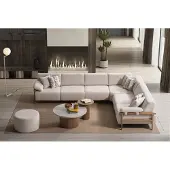 AEA Modernes Ecksofa Gemütlichkeit und Komfort im Wohnzimmer