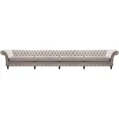 AEA Sofa Viersitzer Couch Polster Stoff Textil Polstermöbel Modern Chesterfield