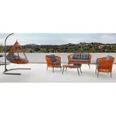 Xl Moebel Gmbh Orange Garten Sitzmöbel Sofagarnitur Zweisitzer Sessel Couchtisch Set