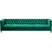 AEA Luxus Grün Viersitzer Sofa Wohnzimmer Chesterfield Couch Einrichtung