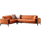 AEA Wohnzimmer Ecksofa L-Form Wohnlandschaft Eckcouch Luxus Modernes Stil Möbel