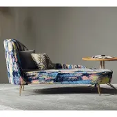 AEA Chaiselounge Polster Textil Modern Relax Sitz Luxus Möbel Wohnlandschaft Chaise
