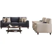 AEA Wohnzimmer-Set mit 3-Sitzer und Sessel – Modern und Komfortabel