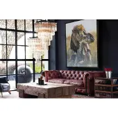 AEA Design Chesterfield Sofagarnitur 3-Sitzer Couch Sofa Polster Sofas