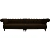 AEA Design Chesterfield Sofagarnitur 4-Sitzer Leder Couch XXL Polster Sofas