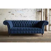 AEA Chesterfield Design Luxus Polster Sofa Couch Sitz Garnitur Leder #172