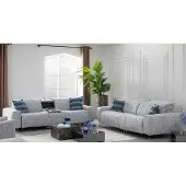 AEA Sofagarnitur 2+2 Sitzer Stoffsofa Couch Wohnlandschaft Garnitur Design Modern