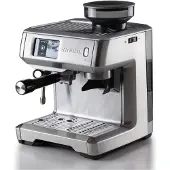 Ariete Machine à café 1312 avec écran numérique et moulin à café intégré Gris