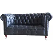 AEA Chesterfield Design Luxus Polster Sofa Couch Sitz Garnitur Leder