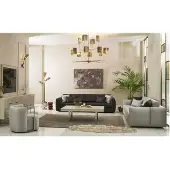 AEA Sofagarnitur Stoffsofa Komplette Sofa Polstersofas Grau Set 4tlg