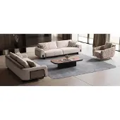 AEA Moderne Wohnzimmer Couchgarnitur Edle Dreisitzer Sofas Stoffsessel