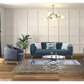 AEA Sitzgarnitur Sofa-Set Wohnzimmergarnitur Polstergarnitur Couch Wohnlandschaft
