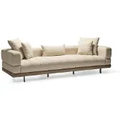 AEA Dreisitzer Sofa 3-Sitzer-Couch Sofa Couch Wohnlandschaft Komfort 255cm