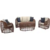 AEA Gartenmöbel Sitzgarnitur Sitzgruppe Sofa Couch Polster Garten Terrasse Möbel