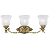 Elstead Lighting Francoise LED Applique murale G9 triple Laiton bruni IP44 (960 lm, G9)