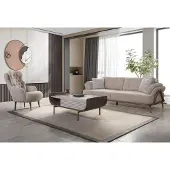 AEA Polstermöbel Sofalandschaft Couchmöbel Sofa Wohnzimmer Couch Sofagarnitur 3+1