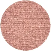 NATURL. Tapis rond en laine - Feline Terracotta | Ø 120cm | Rond | Tissage plat
