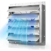 Vevor Ventilateur d'Extraction à Volets 624 mm