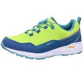 TROLLKIDS Baskets de randonnée Skarvan Hiker Low pour garçons, chaussures basses, imperméables, couleur verte, idéales pour la randonnée et les activités de plein air