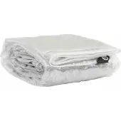 vidaXL Bâche transparente avec œillets 4x4 m PVC
