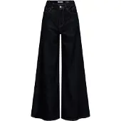 Salsa Jeans 21011489 Super Wide Leg Jeans Noir 33 / 32 Femme