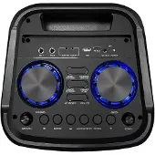 Sytech LEDFLOW Enceinte portable stéréo Noir 60 W
