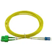 BlueOptics Câble de brassage fibre optique duplex LC/UPC-SC/APC monomode 2 mètres