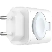 FIXED Chargeur Power Socket USB-C / USB-A / Apple Watch 33W, blanc