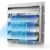 Vevor Ventilateur d'Extraction à Volets 413 mm
