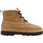Sorel - Bottes chaudes et imperméables - Ambler Fireside Chukka WP Caribou Buff Black pour Homme en Cuir - Taille 44 - Marron