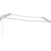 vidaXL Structure manuelle pour stores, 4,5 x 3 mètres, blanche