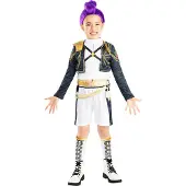 Rubies K-pop Rumi Golden Deluxe Costume Blanc 7-8 Years Enfants