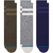 Stance Chaussettes de sport 'The Joven' bleu foncé / gris / gris foncé / blanc