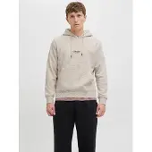 Jack & Jones Sweat-shirt 'JJESOHO' greige / noir