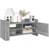 vidaXL Armoire TV Gris Sonoma 80x35x40 cm Bois composite