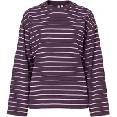 Pieces T-shirt 'PCSadie' violet / blanc