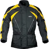 GMS Twister Veste Moto Textile Noire Jaune Taille M