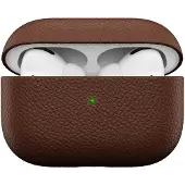 KEYBUDZ Étui en cuir pour AirPods Pro Artisan Series, brun naturel
